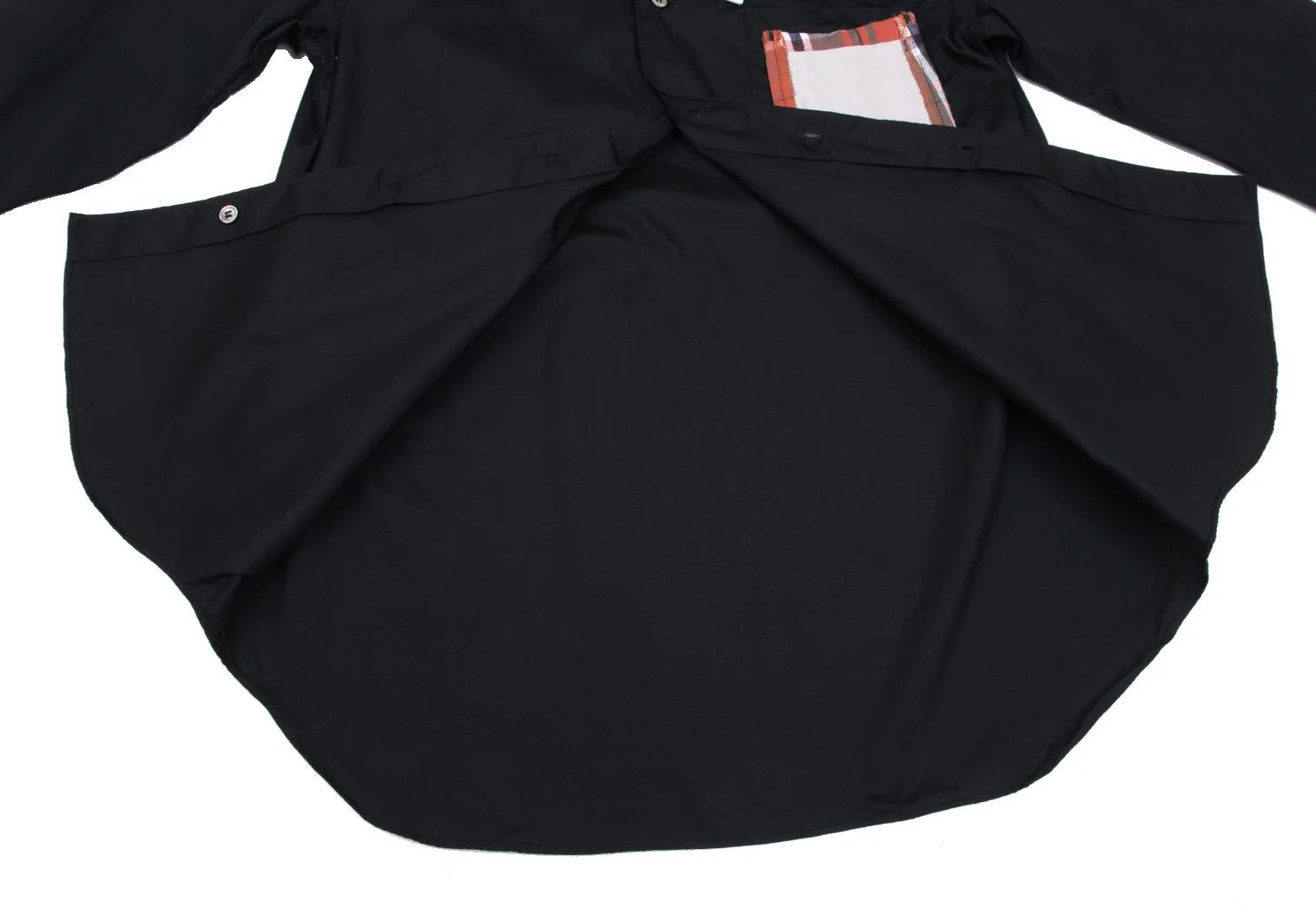 Comme des Garcons Homme Plus Cotton Bow Tie Double Patch Pocket Design Shirt Black XS Size US XS / EU 42 / 0 - 11 Thumbnail