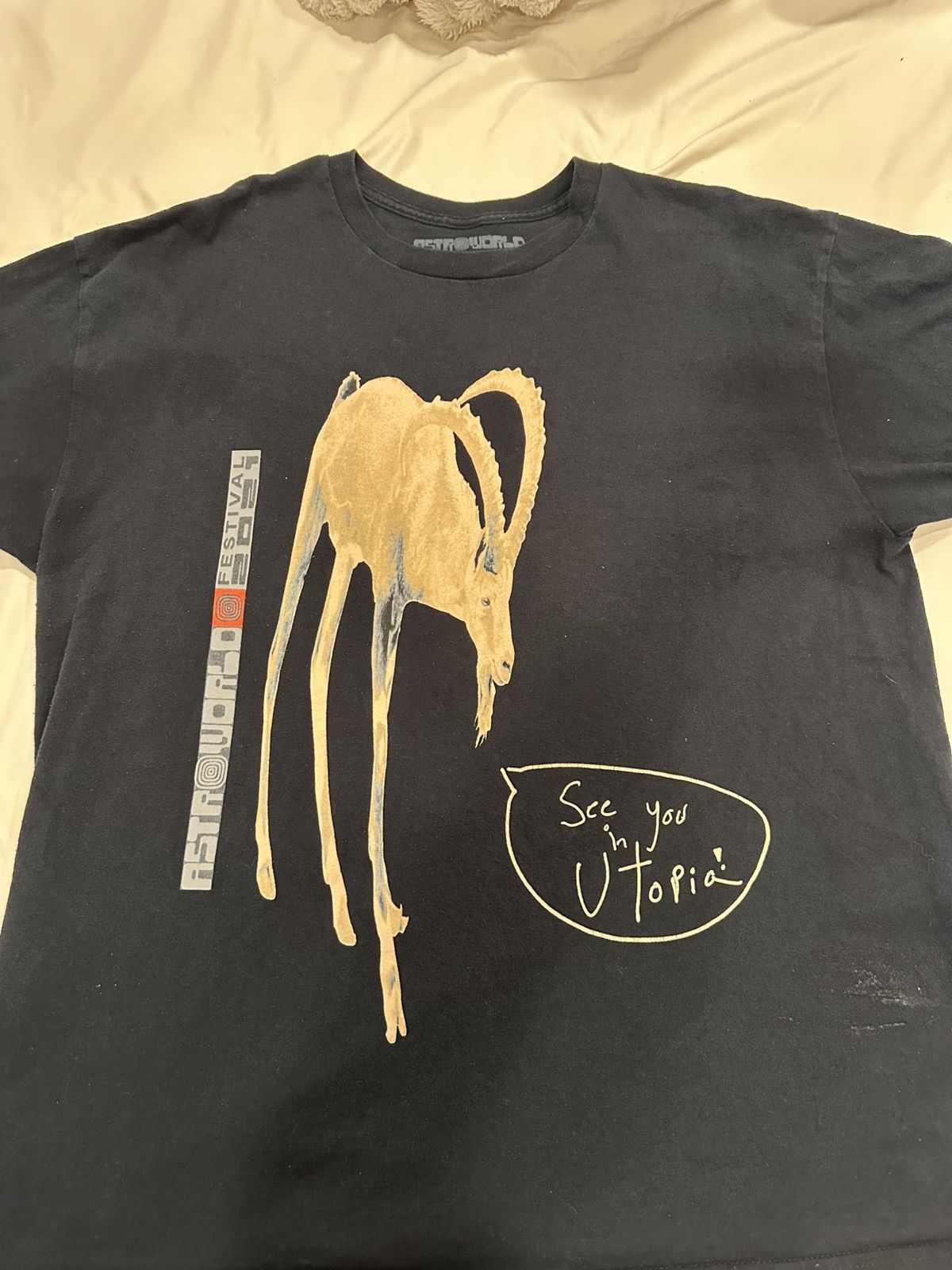 Travis Scott “SEE YOU IN UTOPIA” Astroworld 2021 Tee Travis Scott Large Size US L / EU 52-54 / 3 - 1 Thumbnail