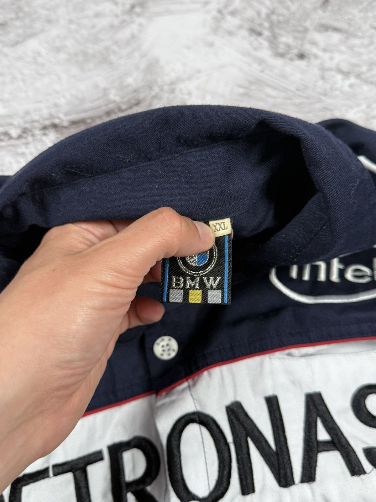 BMW × Vintage Vintage BMW Petronas Racing F-1 Button Up Shirt Size US XXL / EU 58 / 5 - 5 Thumbnail
