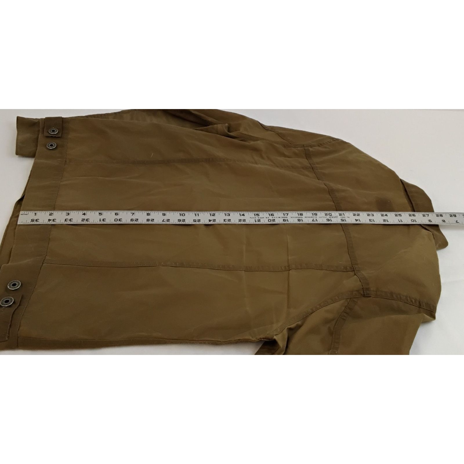 Flint And Tinder Flint and Tinder Tin Cloth Shacket Men's M Brown Button Up Size US M / EU 48-50 / 2 - 15 Thumbnail