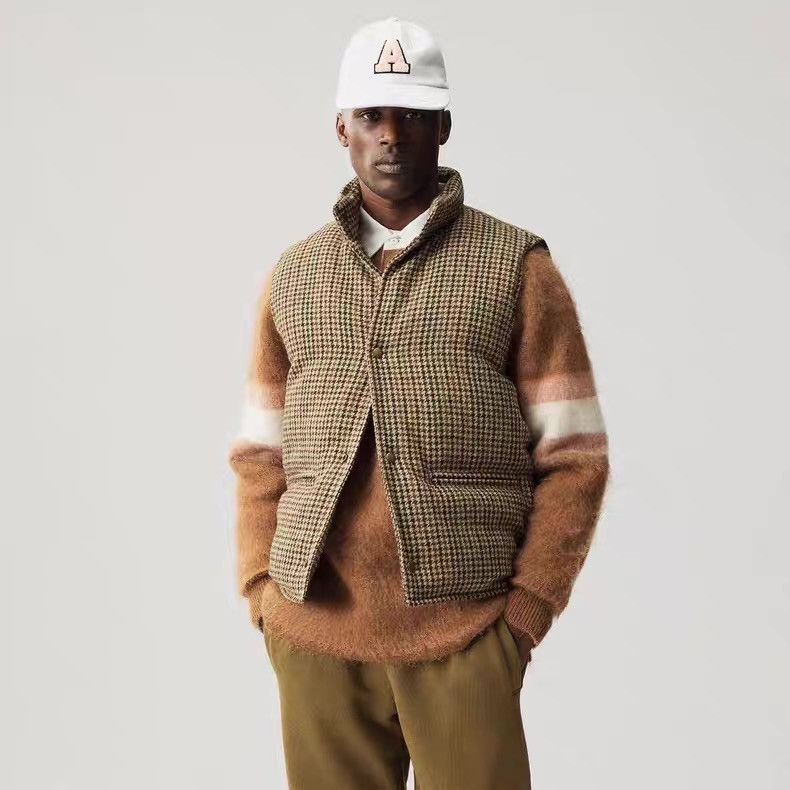 Aime Leon Dore Aime Leon Dore Filled Heritage Vest ALD Houndstooth Size US S / EU 44-46 / 1 - 8 Thumbnail
