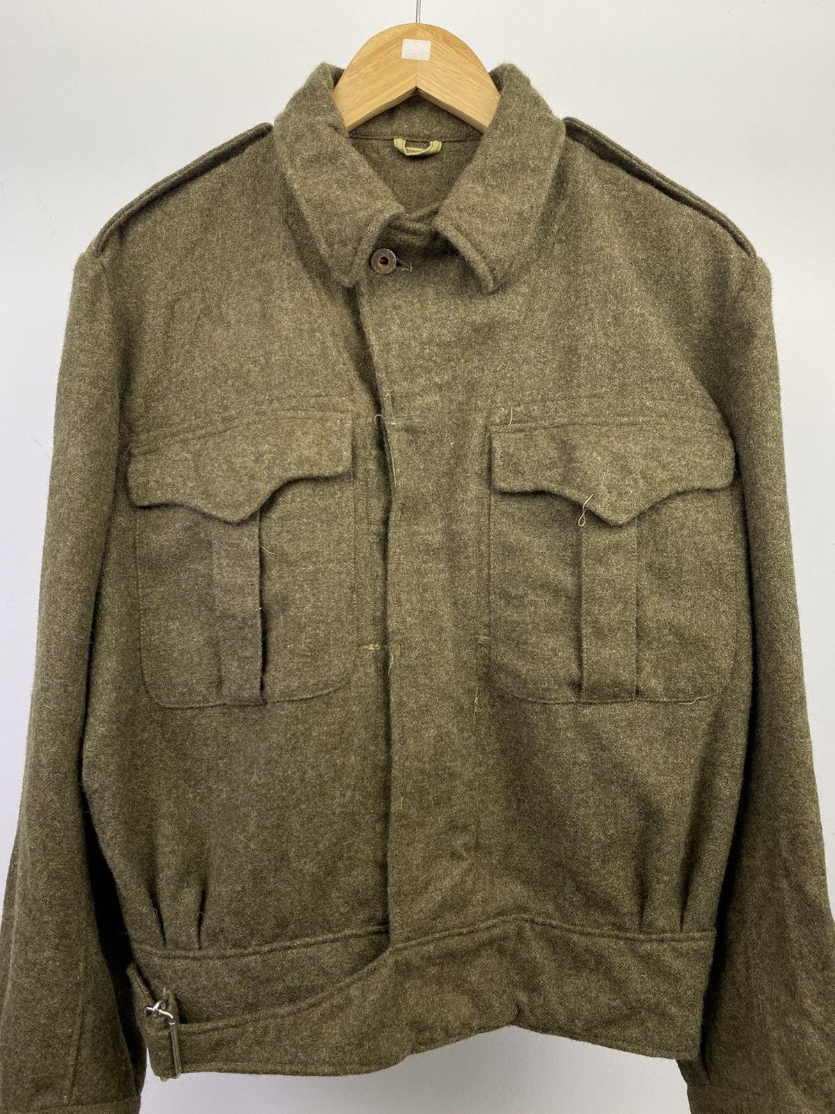 Vintage Vintage 50’s 60’s Canadian Army Battle Dress Wool Jacket Size US M / EU 48-50 / 2 - 2 Thumbnail