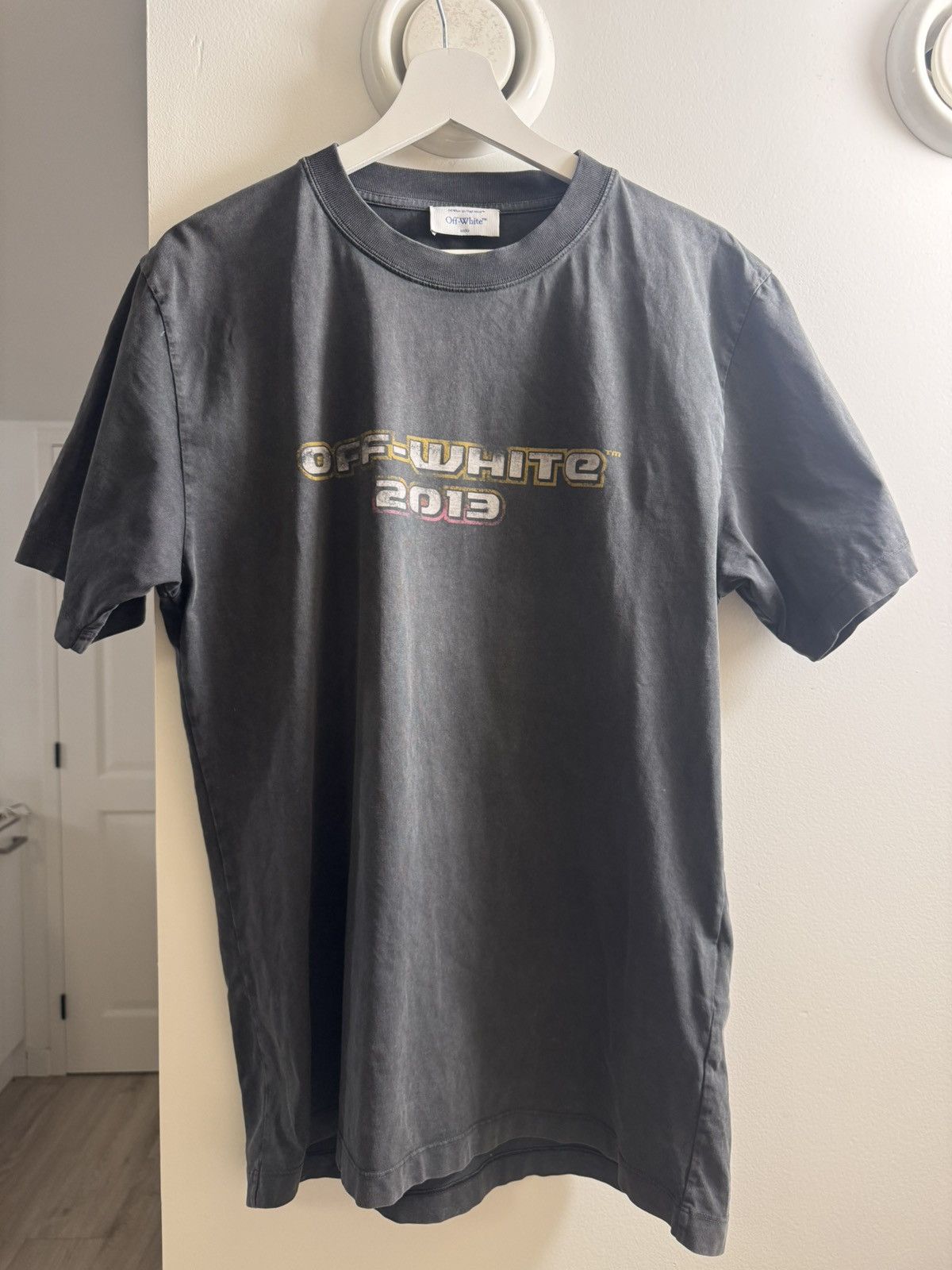 Off-White Off-White Digit Bacus T-shirt Size US L / EU 52-54 / 3 - 1 Thumbnail
