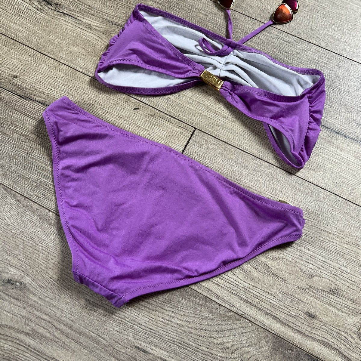Dior Christian Dior Two-pieces swimsuit Bikini Purple Pink Size M / US 6-8 / IT 42-44 - 10 Thumbnail