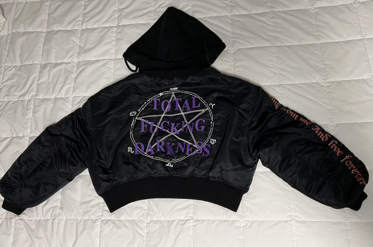 Vetements Vetements TFD Total Fucking Darkness Femme Bomber Size XS / US 0-2 / IT 36-38 - 1 Thumbnail