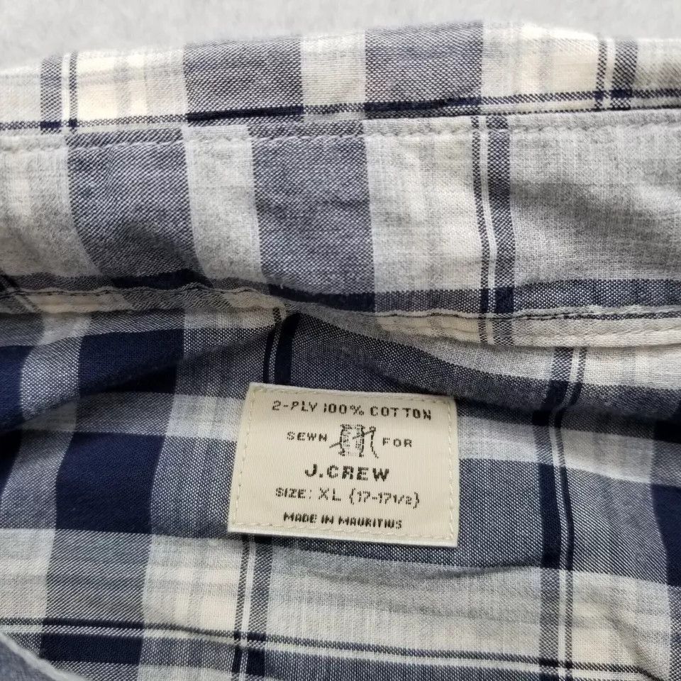 J.Crew J Crew Shirt Mens XL Plaid Button Down Long Sleeve Pocket Size US XL / EU 56 / 4 - 3 Thumbnail