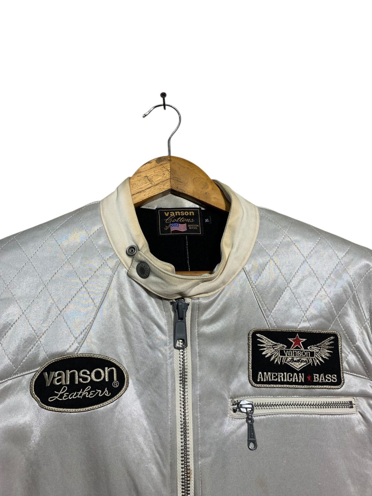 Sports Specialties 🔥VANSON COTTON BIKERS JACKETS Size US XL / EU 56 / 4 - 8 Thumbnail