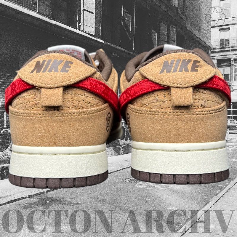 Nike CLOT x Nike Dunk Low SP ‘Cork’ Size US 12 / EU 45 - 4 Thumbnail