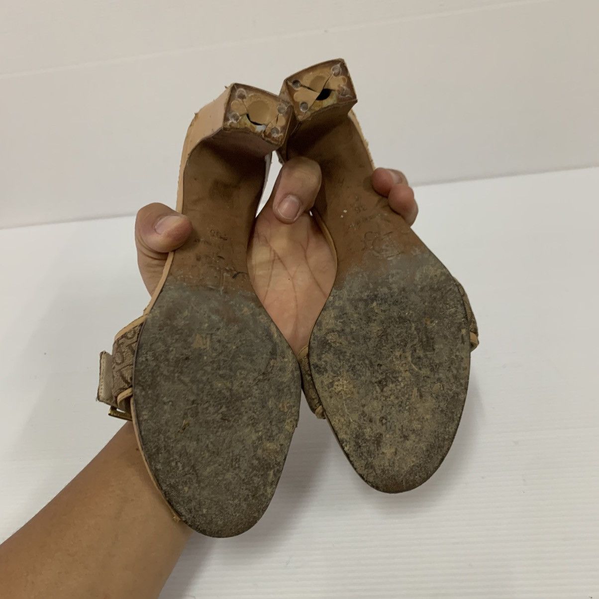 Dior Dior Leather Heels Size US 6 / IT 36 - 10 Thumbnail