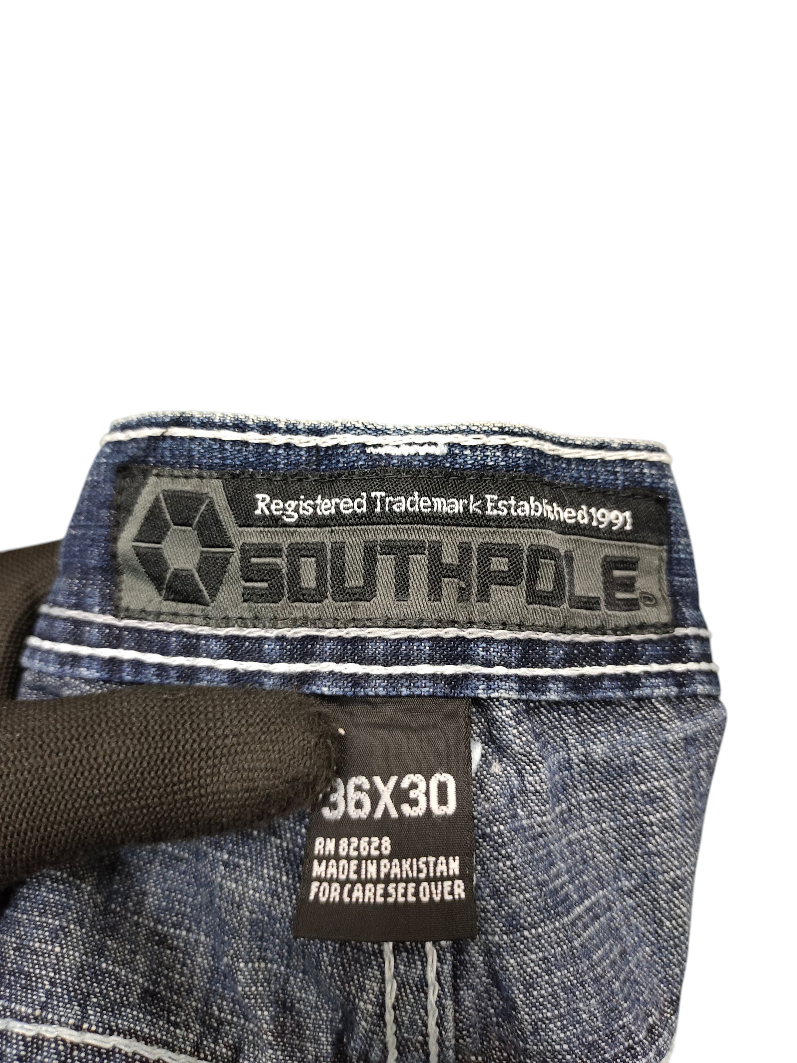 Southpole Baggy Jeans Southpole Clawmark Distress Denim Wide Leg Size US 36 / EU 52 - 11 Thumbnail