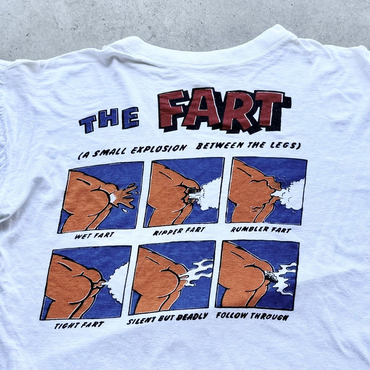 Other VINTAGE THE FART COMIC TEE! Size US M / EU 48-50 / 2 - 3 Thumbnail
