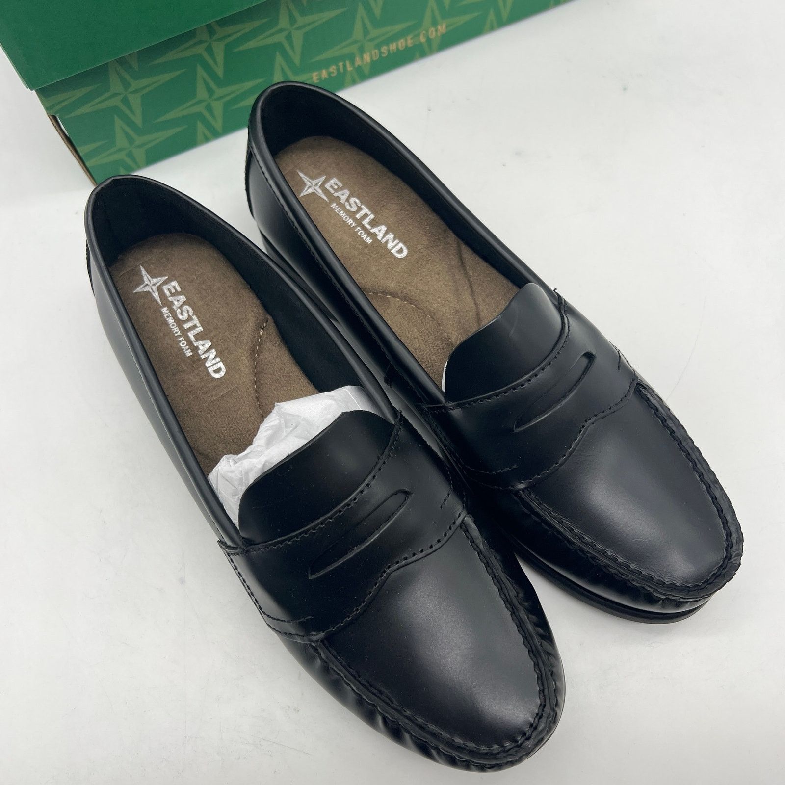 Other Eastland Classic II Black Leather Penny Loafers Size US 7.5 / IT 37.5 - 2 Thumbnail