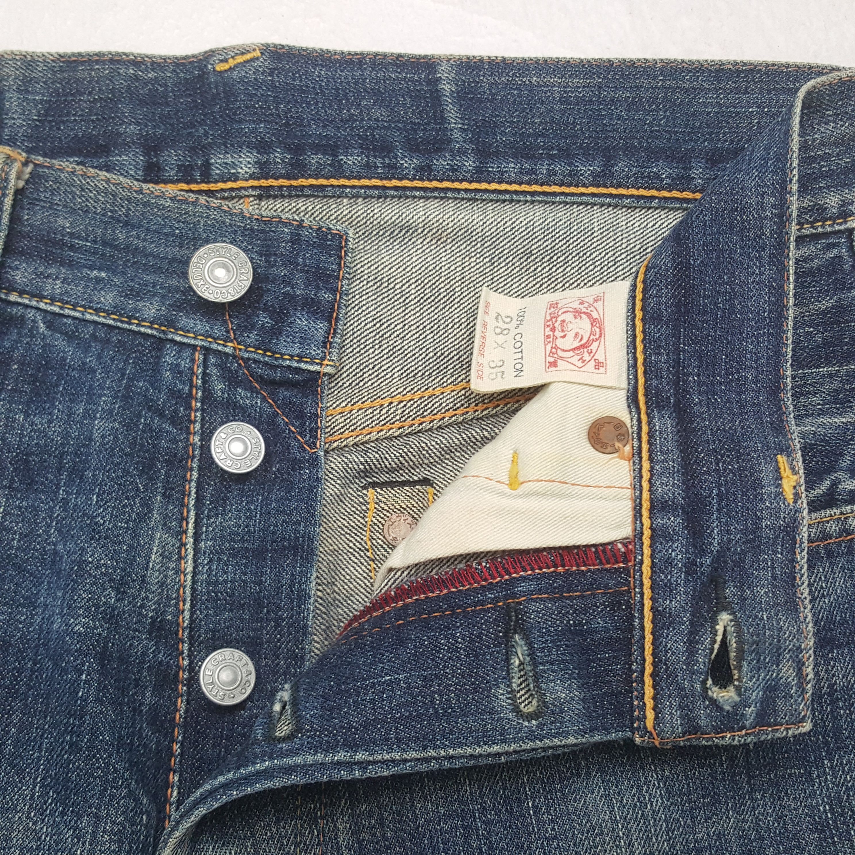 Evisu Vintage Evisu Japan Custom Daicock Denim Jeans Size US 28 / EU 44 - 12 Thumbnail
