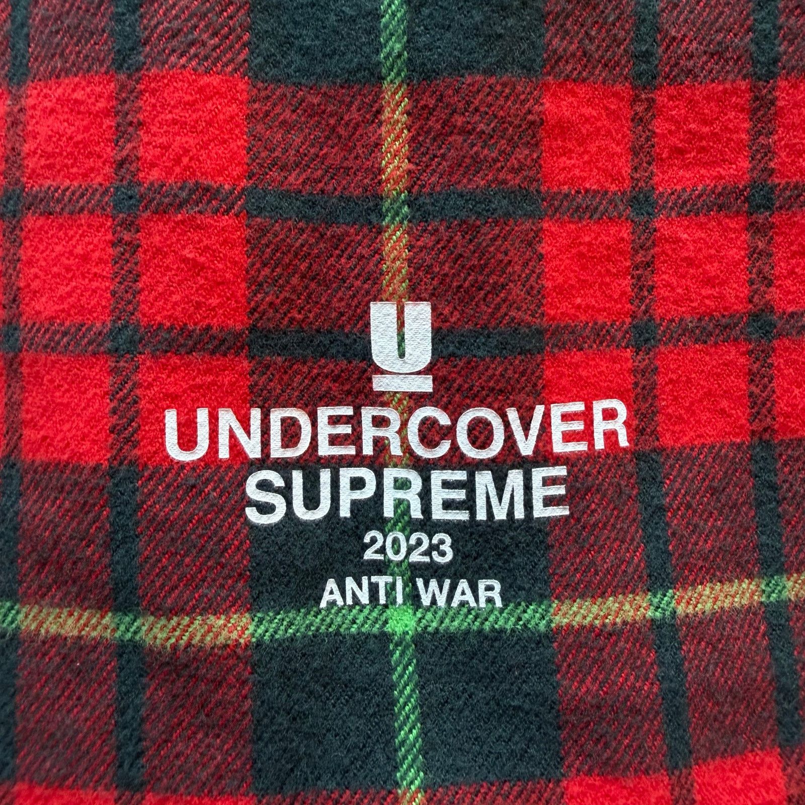 Supreme Supreme Undercover SS23 Flannel Shirt Red Plaid Size US M / EU 48-50 / 2 - 4 Thumbnail