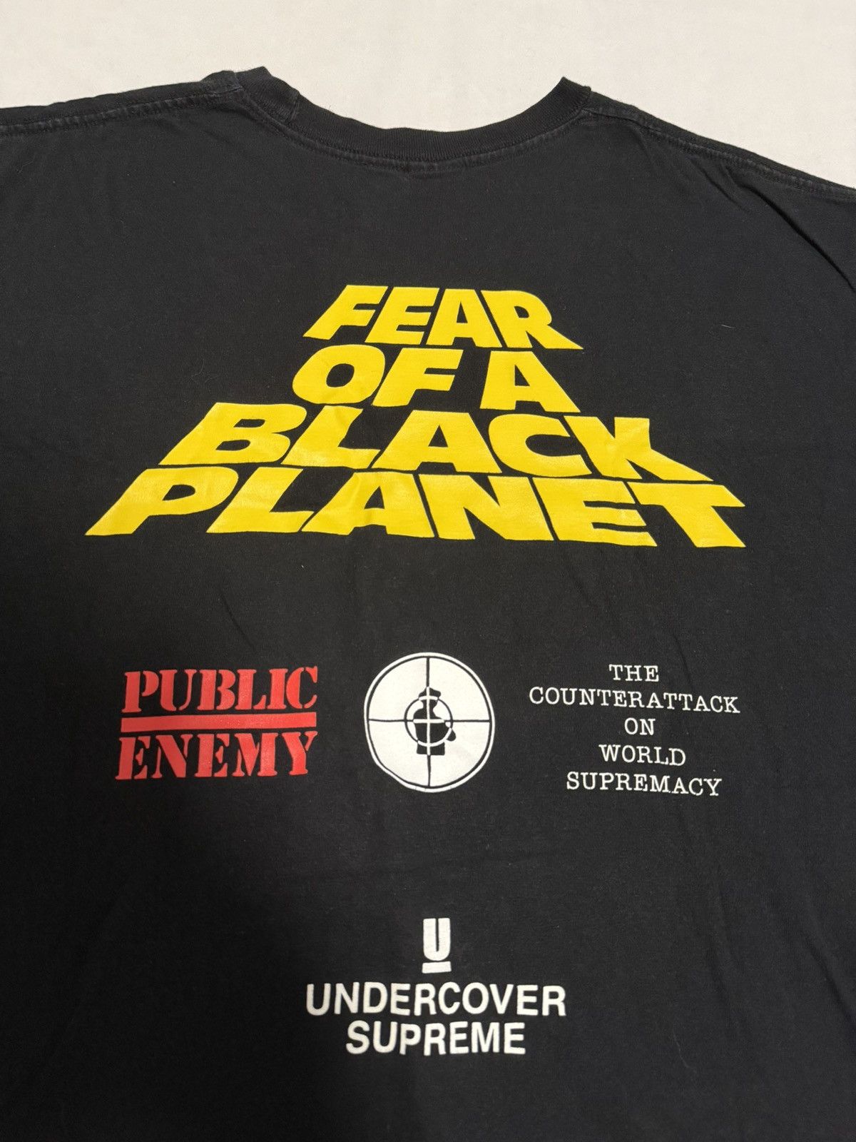 Public Enemy × Supreme × Undercover Supreme undercover public enemy White house tee black xl Size US XL / EU 56 / 4 - 6 Thumbnail