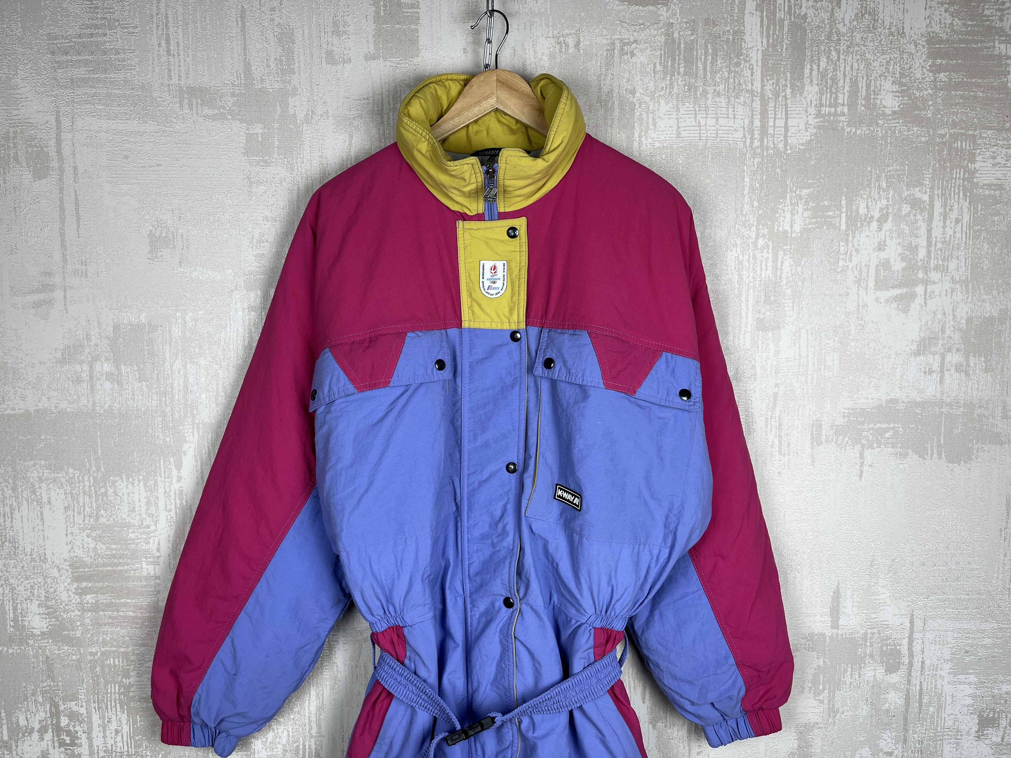 K-Way 90's K-WAY Albertville 1992 Winter Olympics Vintage Ski Suit Size US L / EU 52-54 / 3 - 2 Thumbnail