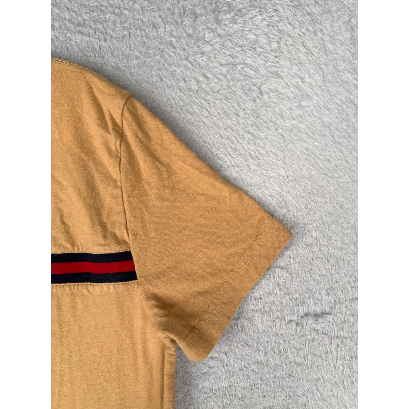 Tommy Hilfiger Tommy Hilfiger Shirt Men Small Petite Beige Crew Neck Cotton Short Sleeve Shirt - Tommy Hilfiger Shirt Men Small Beige Crew Neck Short Sleeve Cotton Size US S / EU 44-46 / 1 - 2 Thumbnail