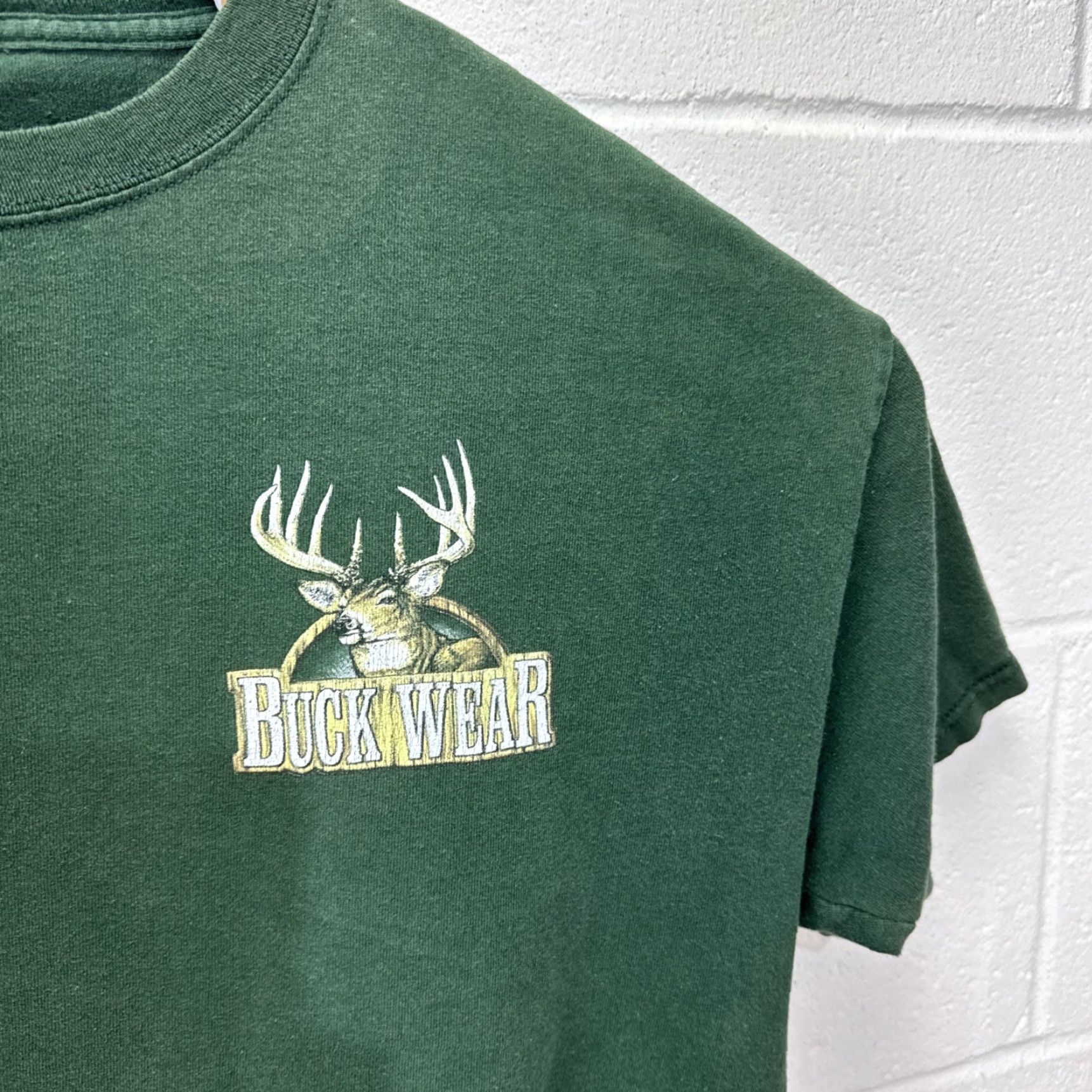 Ikea VINTAGE Buck Wear T-Shirt Adult Large Hunting Deer Outdoors Green Y2K Mens Size US L / EU 52-54 / 3 - 5 Thumbnail