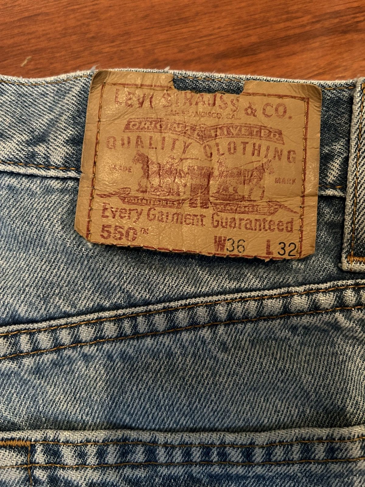 Levi's × Levi's Vintage Clothing Ripped Levi Pants Size US 36 / EU 52 - 2 Thumbnail