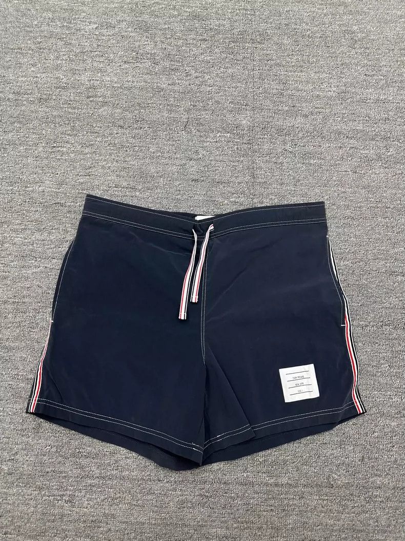 Thom Browne Thom Browne Beach Shorts Navy Blue - dmc Size US 30 / EU 46 - 1 Thumbnail