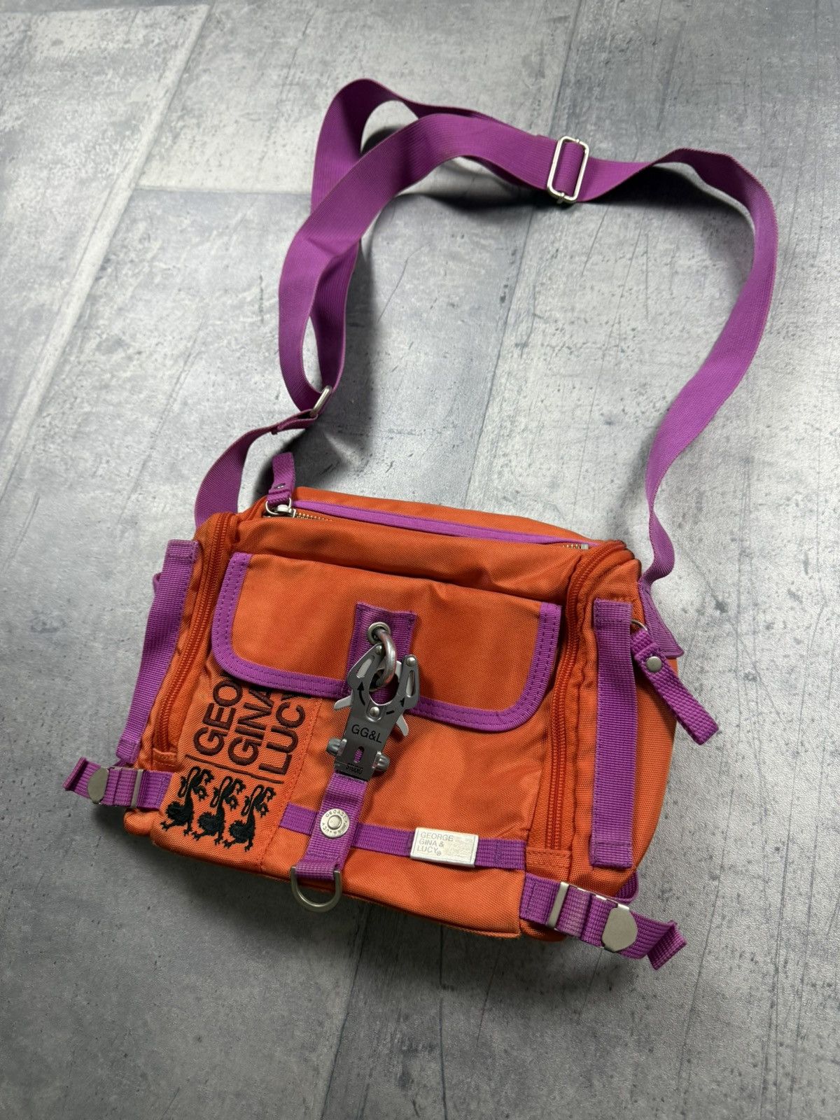 Japanese Brand George Gina & Lucy Crossbody Bag ggl bag Y2k Size ONE SIZE - 4 Thumbnail