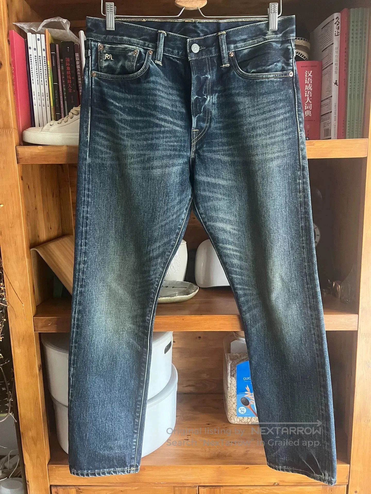 RRL Ralph Lauren RRL Double RL Slim Wash Denim Pants. Size US 31 - 1 Thumbnail