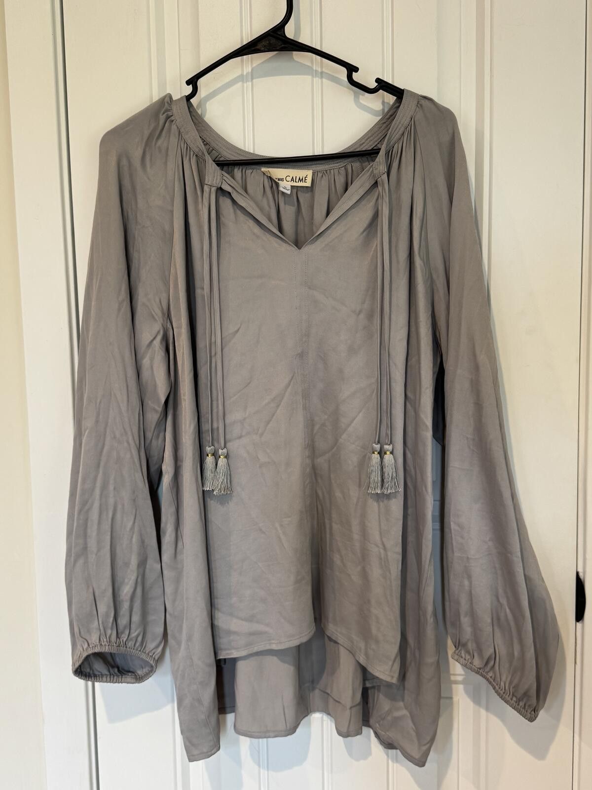 Other Johnny Was Calmé XL Silver Blouse Size XL / US 12-14 / IT 48-50 - 1 Thumbnail