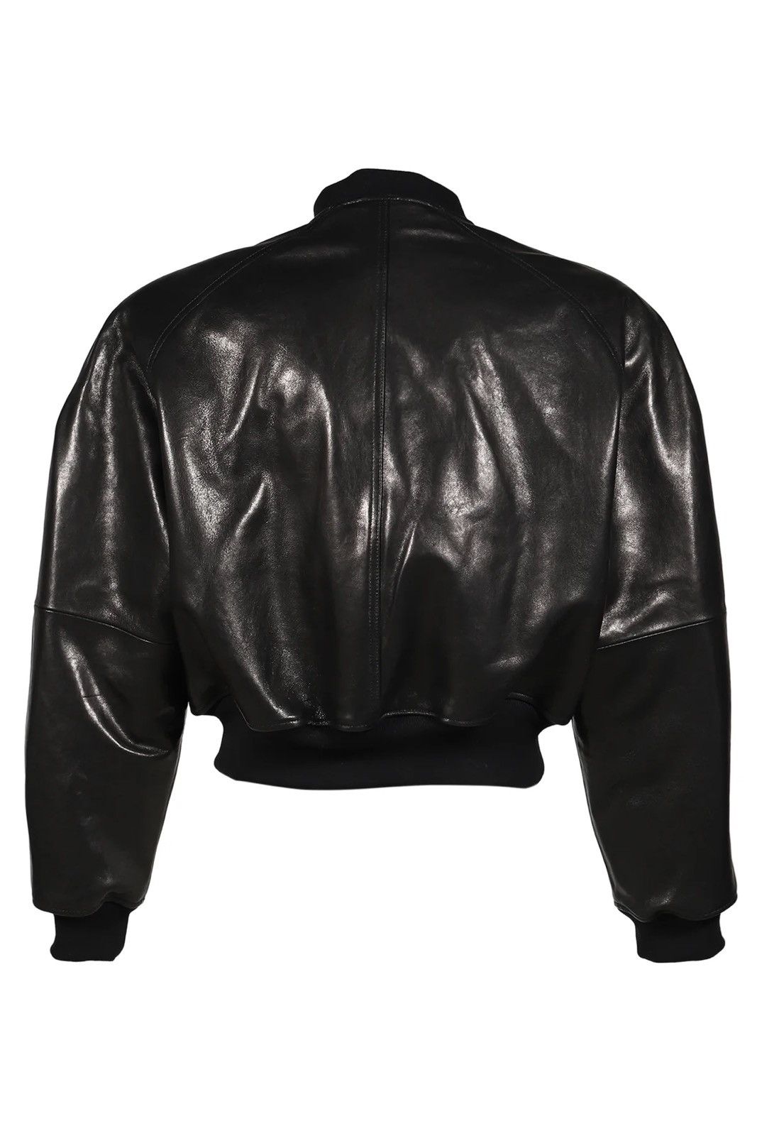 PROJECT G/R Protocol Index Exaggerated Shoulder Leather Jacket Size US M / EU 48-50 / 2 - 2 Thumbnail