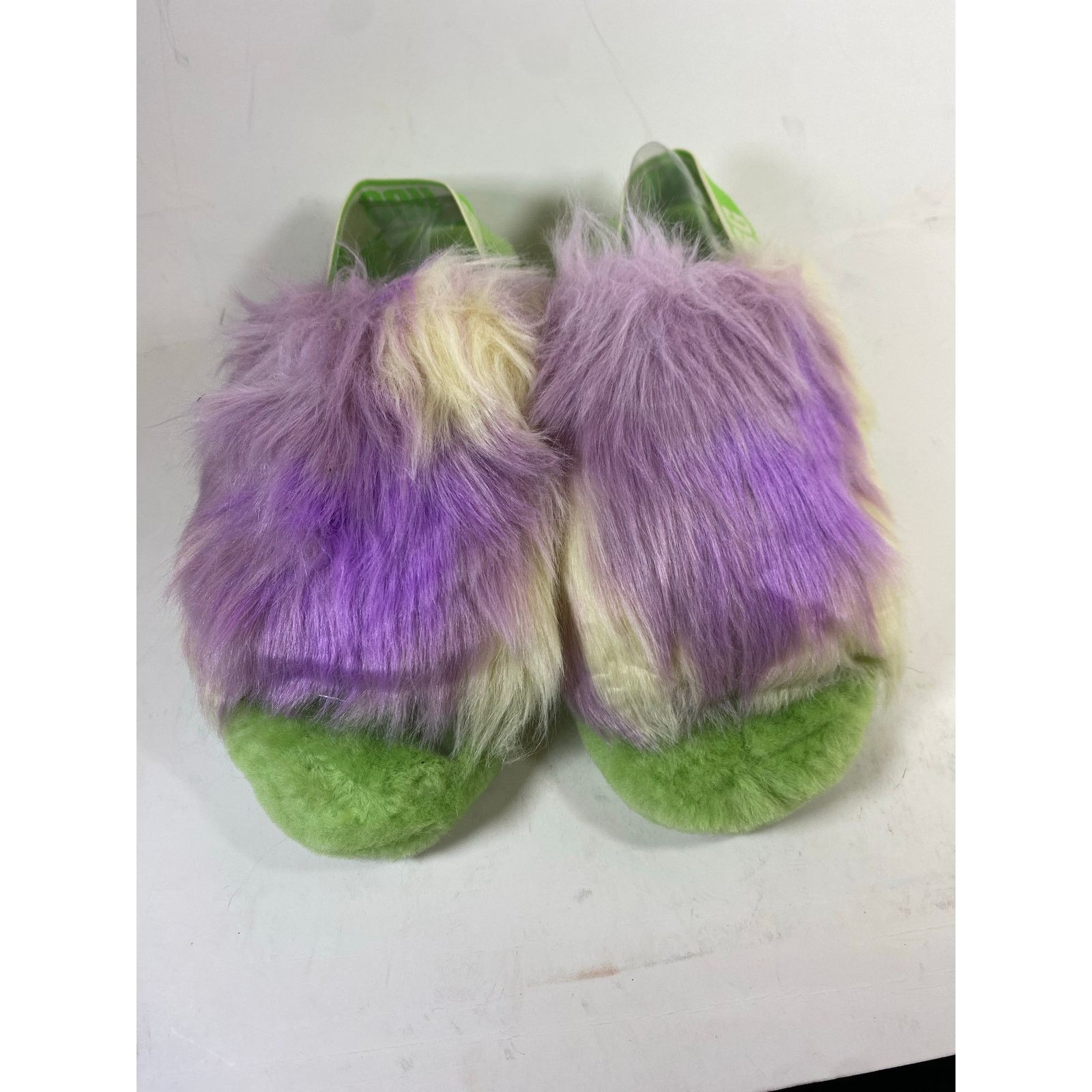 Ugg UGG Fluff Yeah Slides 9W Green NWT Size US 9 / IT 39 - 2 Thumbnail