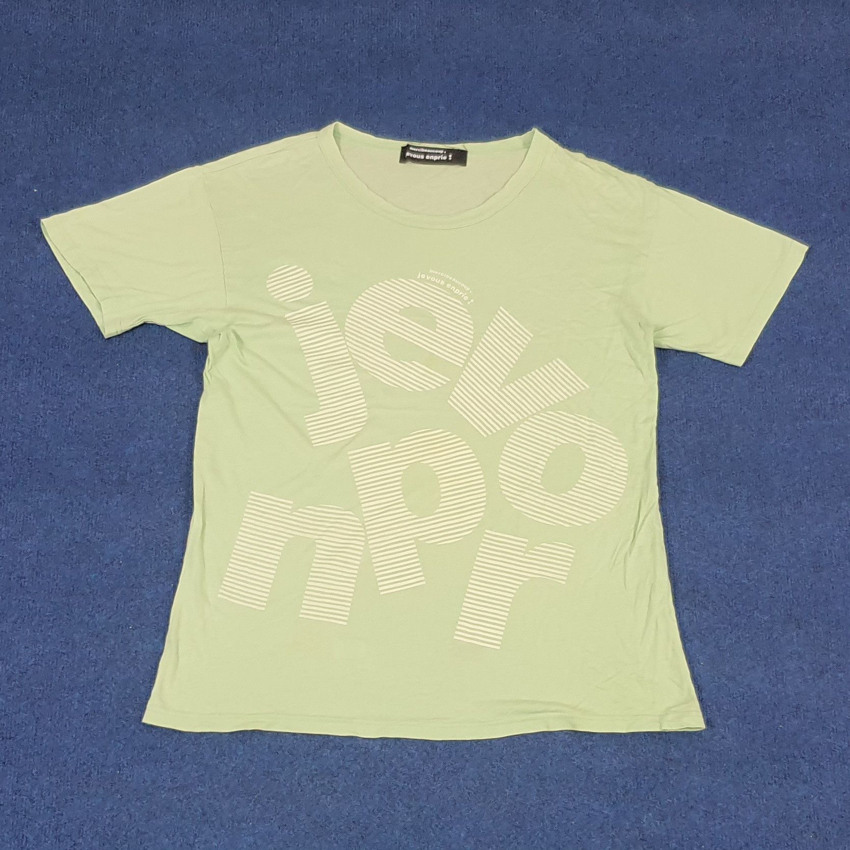 Japanese Brand Vintage Mercibeaucoup Jevous Enorie! Japanese Brand T-shirt Size M / US 6-8 / IT 42-44 - 1 Thumbnail