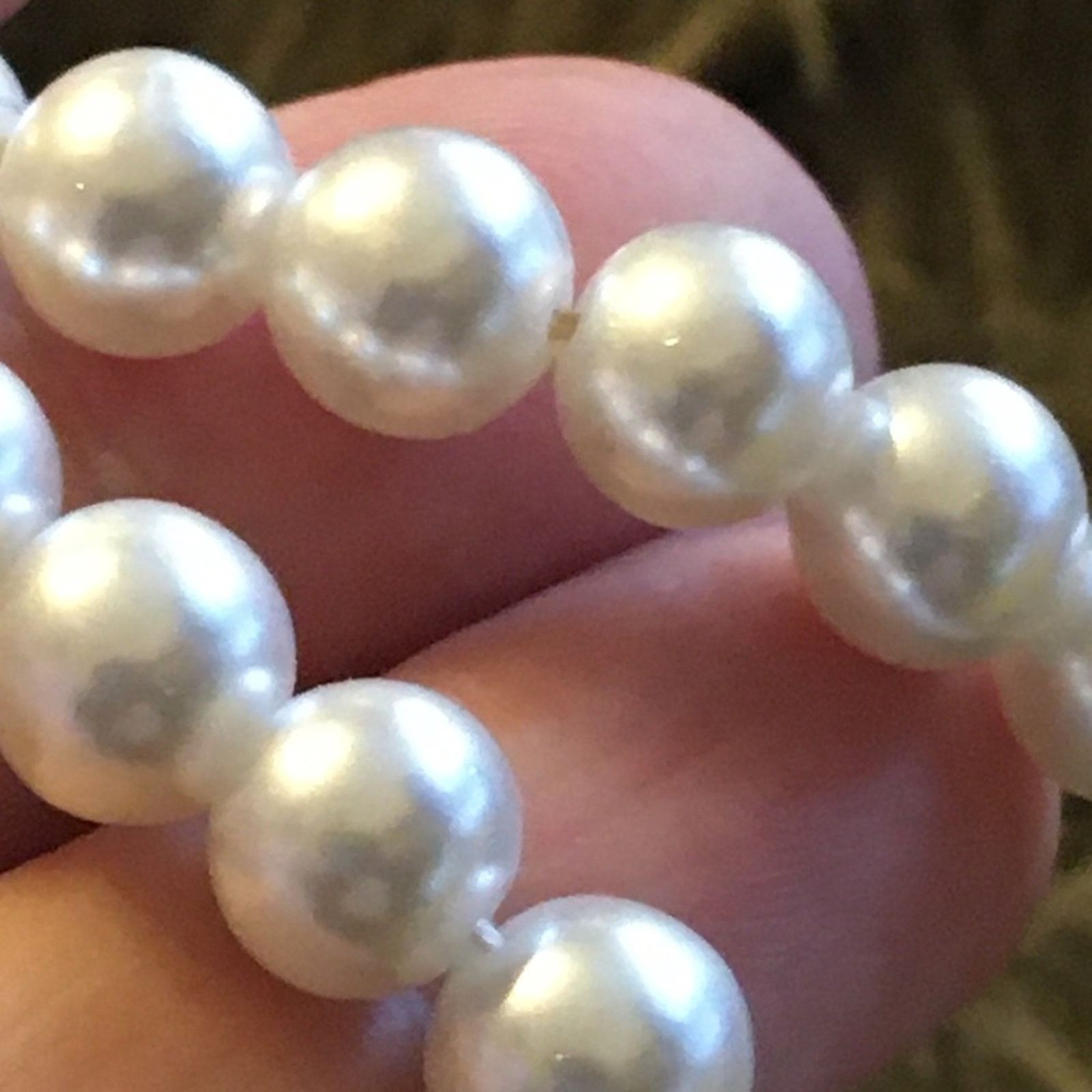 Vintage Vintage high shine white plastic pearl necklace Size ONE SIZE - 6 Thumbnail