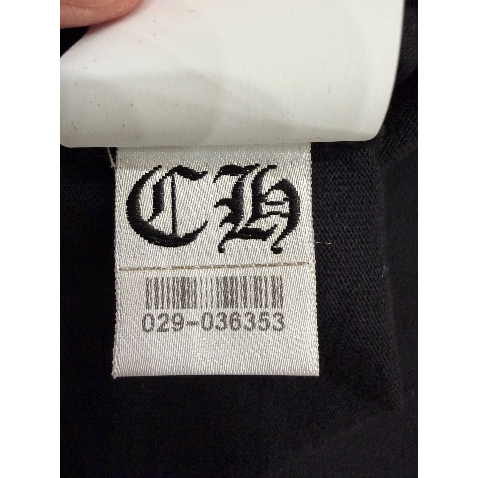 Chrome Hearts Chrome Hearts Script Logo Black Cropped T-Shirt Small Size S / US 4 / IT 40 - 12 Thumbnail