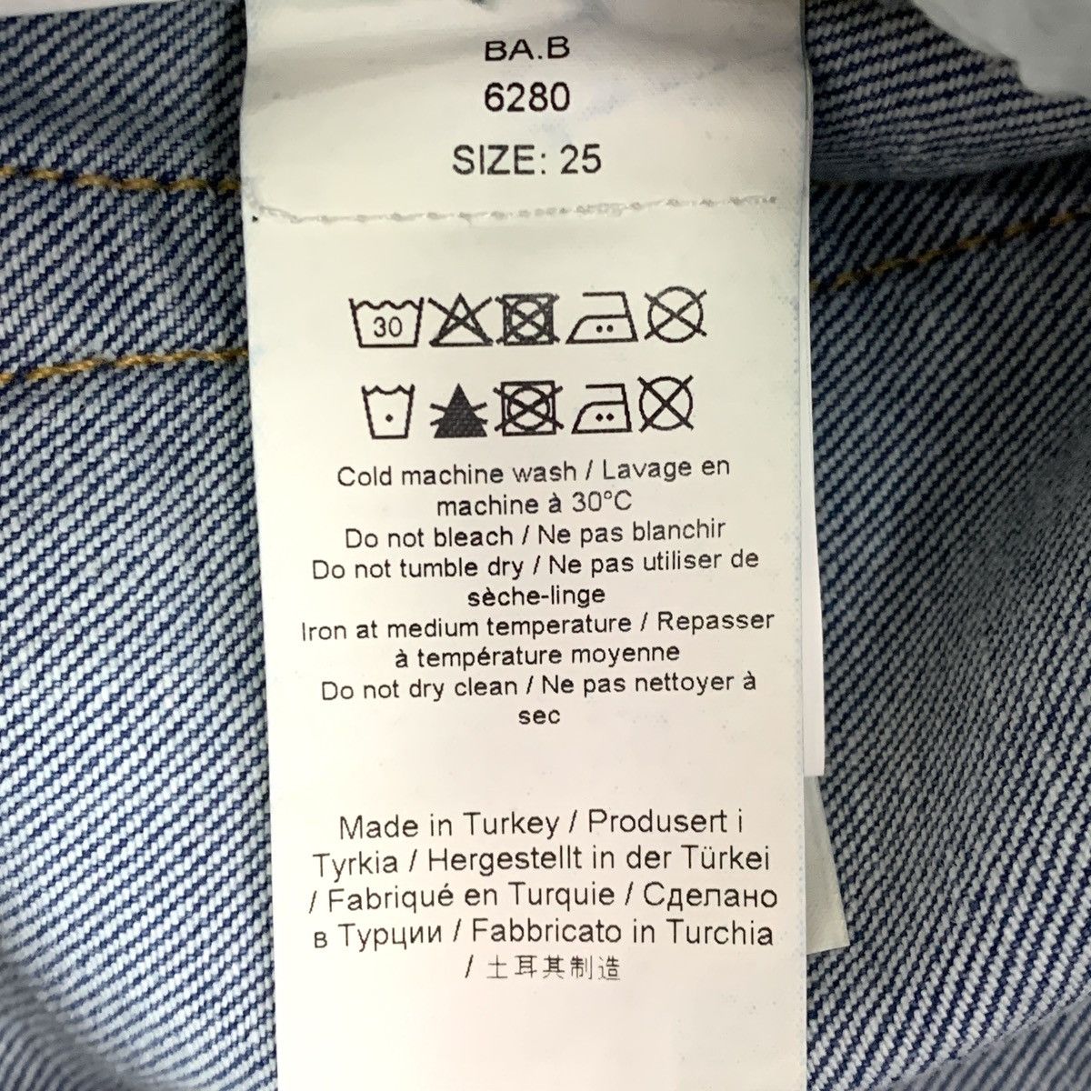 Ganni Ganni Light Blue Washed Cotton Casual Denim Pants K26WX Size 25" / US 0 / IT 36 - 7 Thumbnail