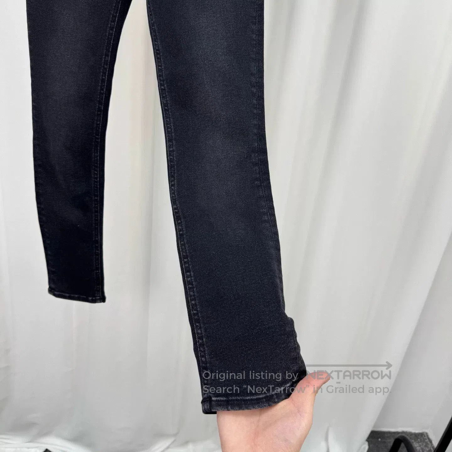 Acne Studios black denim Acne Studios long pants W25. Size 25" / US 0 / IT 36 - 4 Thumbnail