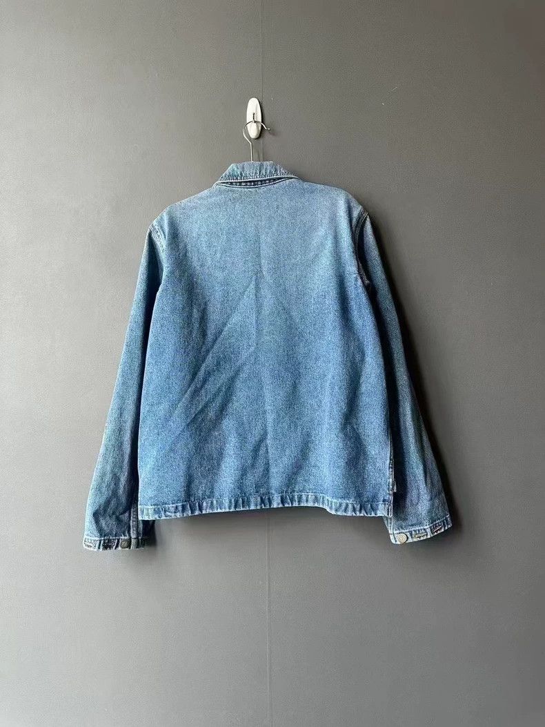 Loewe LOEWE Leather denim jacket Size S / US 4 / IT 40 - 2 Thumbnail