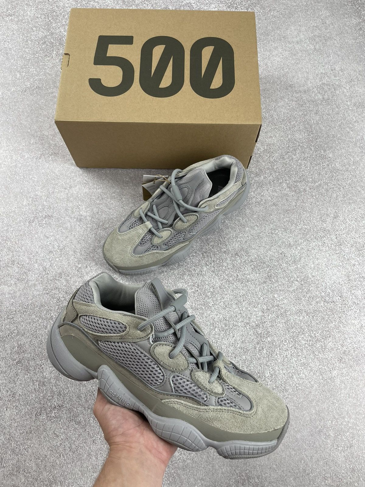 Adidas × Kanye West Adidas Kanye West Yeezy 500 Stone Salt Size 9 Size US 9 / EU 42 - 2 Thumbnail