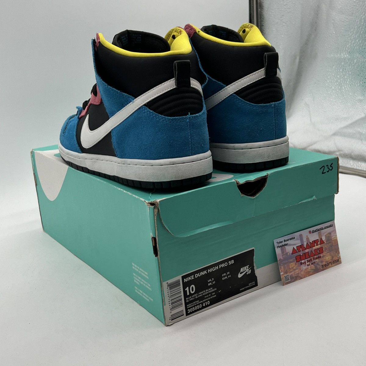 Nike Nike dunk high bazooka Joe Size US 10 / EU 43 - 4 Thumbnail