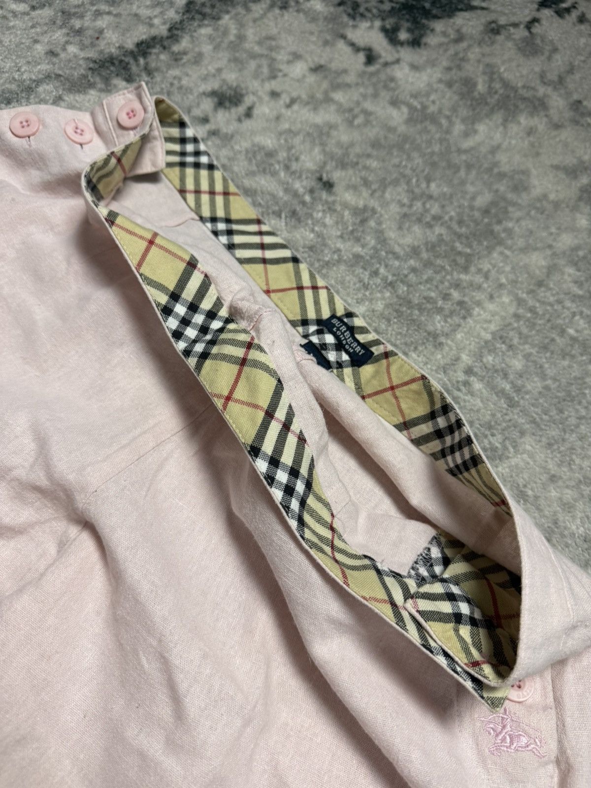 Burberry Wide leg trousers Burberry middle waist pink Size 34" / US 12 / IT 48 - 2 Thumbnail