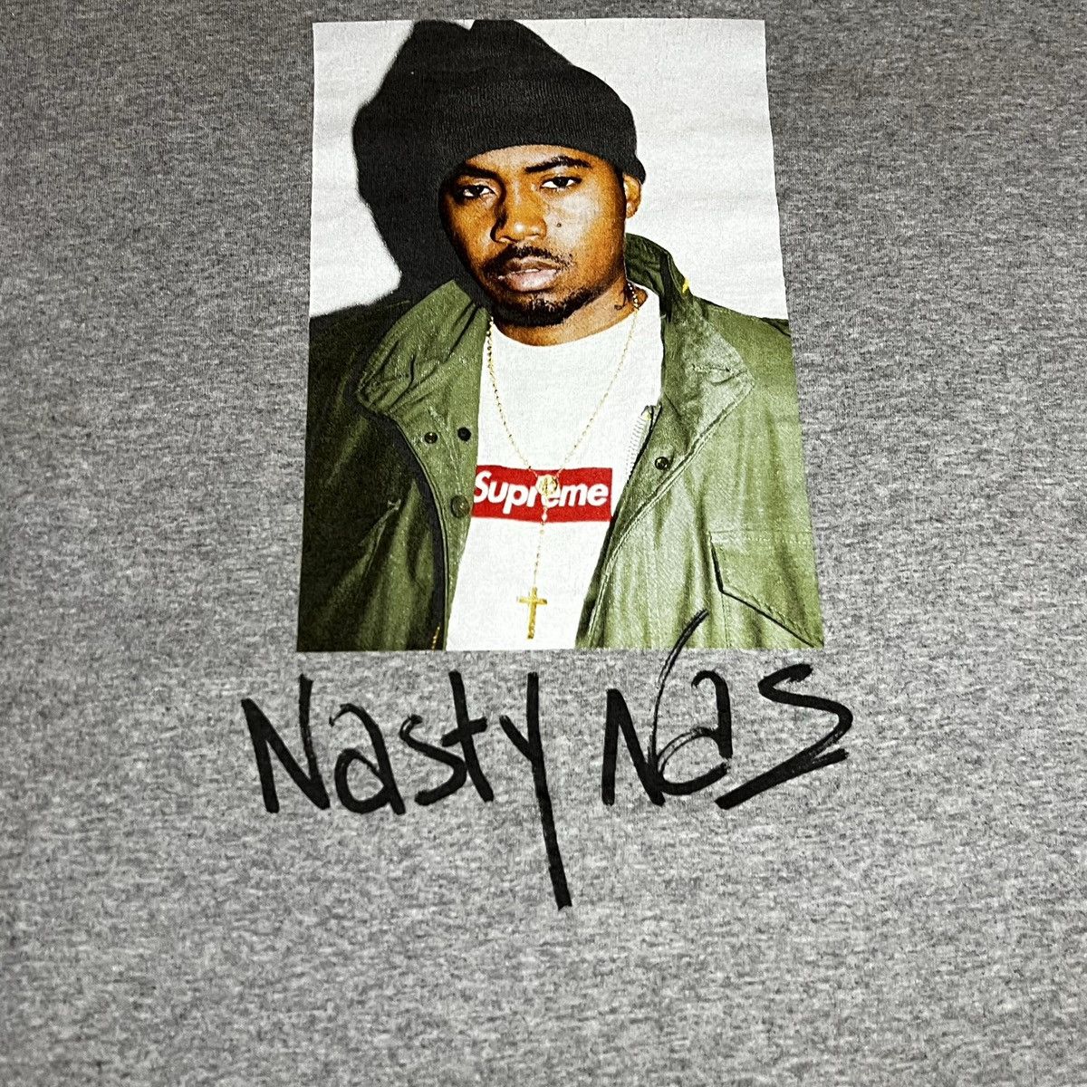 Supreme Supreme Nasty Nas Photo Tee Nas T shirt Size US L / EU 52-54 / 3 - 8 Thumbnail