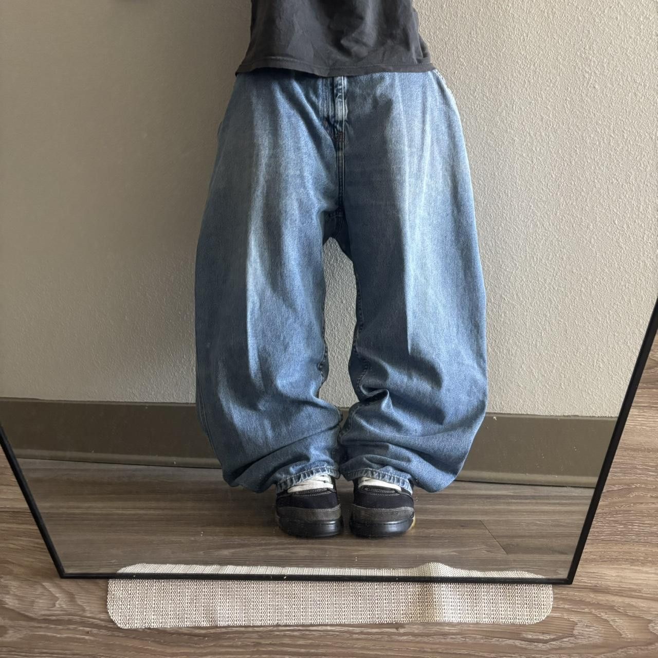 Japanese Brand Crazy Vintage Y2K/2000s Baggy Light Wash Skater Style Carpenter Denim Jeans! 42x30 Size US 42 / EU 58 - 1 Thumbnail