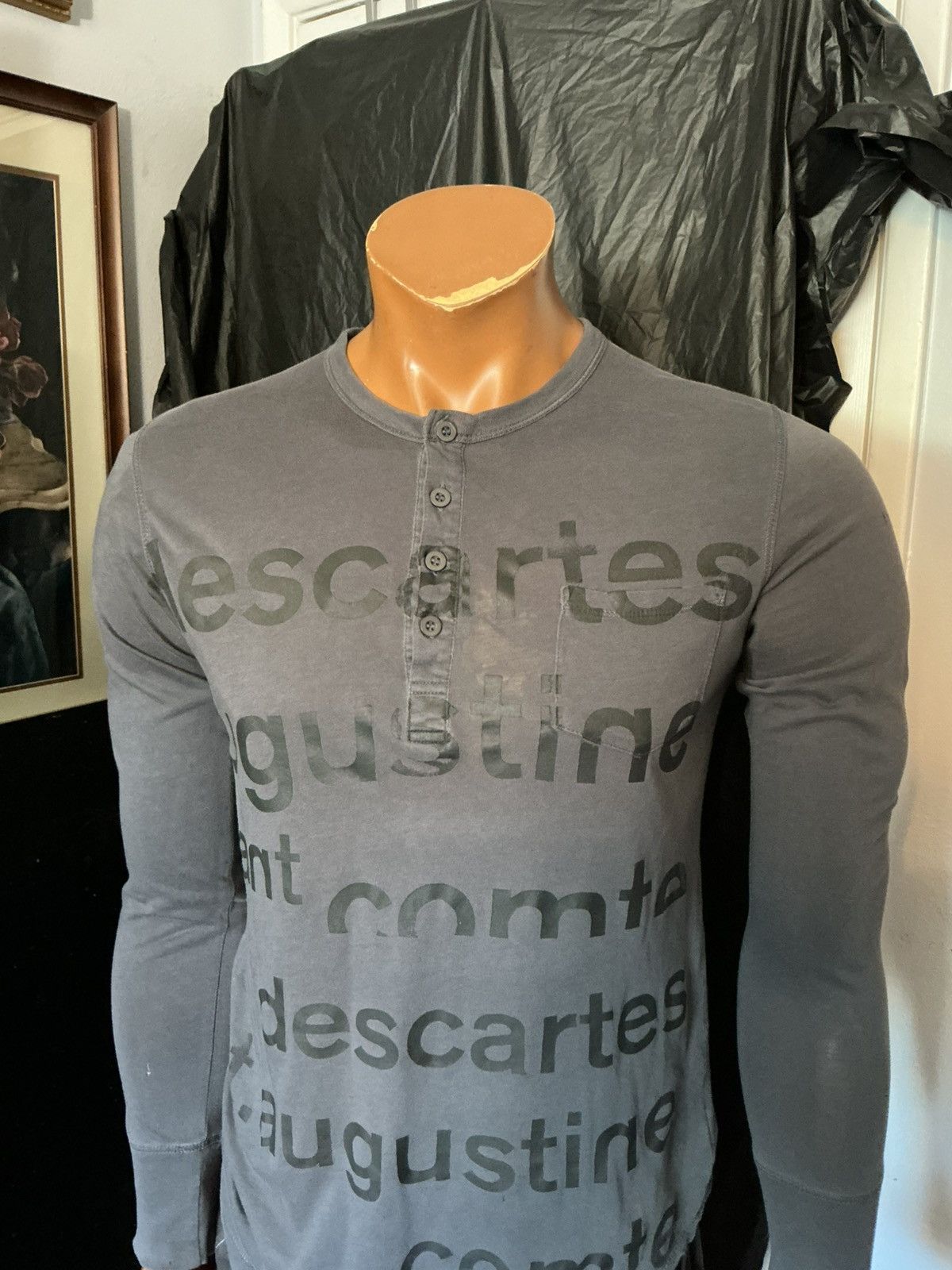 Libertine Rare Y2K Libertine Handmade Johnson Hartig Henley T-Shirt Size US S / EU 44-46 / 1 - 13 Thumbnail