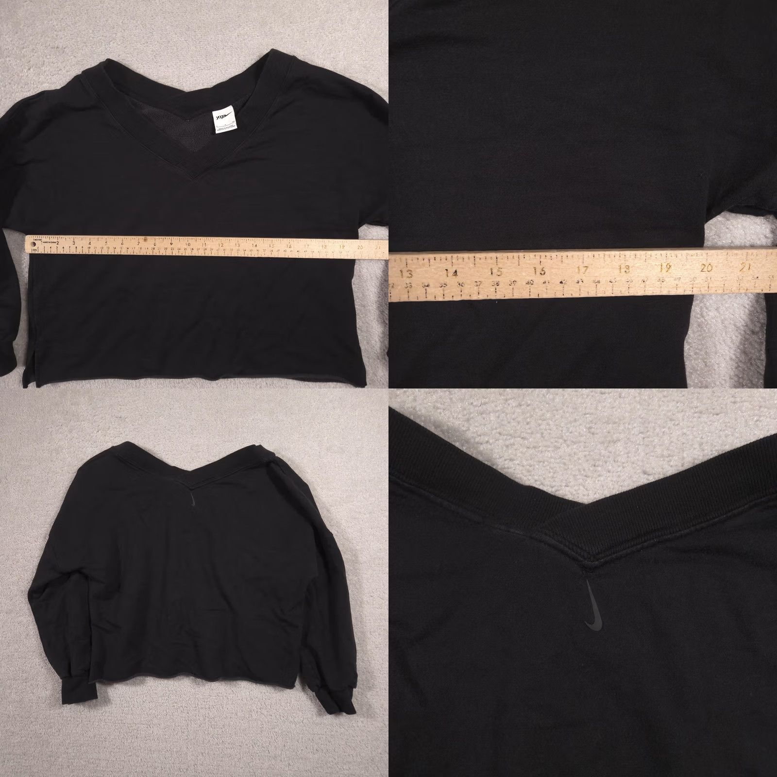 Nike VINTAGE Nike Yoga Sweatshirt Womens XS? Size S / US 4 / IT 40 - 8 Thumbnail