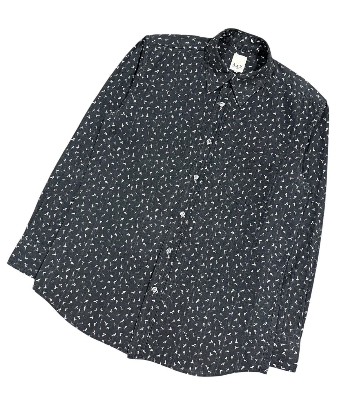 Yohji Yamamoto A.A.R Yohji Yamamoto Printed Shirt Button Ups Designer Size US L / EU 52-54 / 3 - 6 Thumbnail