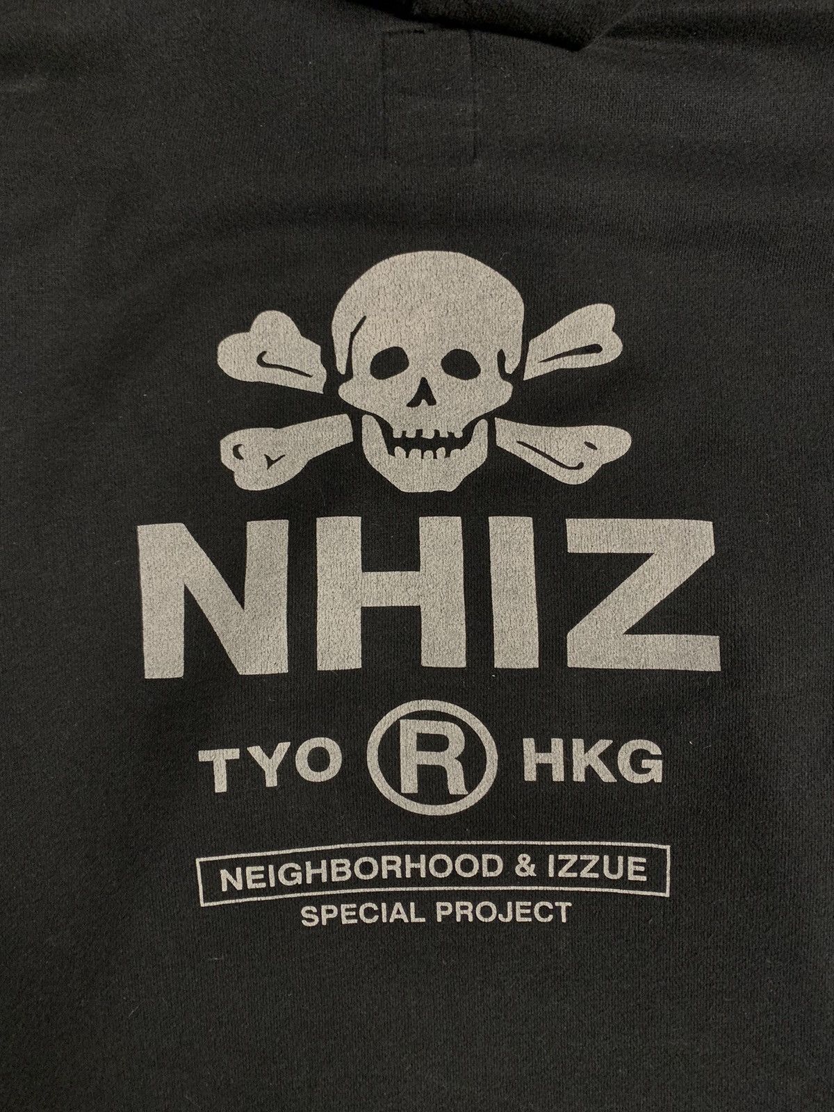 Neighborhood Neighbourhood Tokyo HK Edition Skull Logo Black Hoodie Size US L / EU 52-54 / 3 - 9 Thumbnail