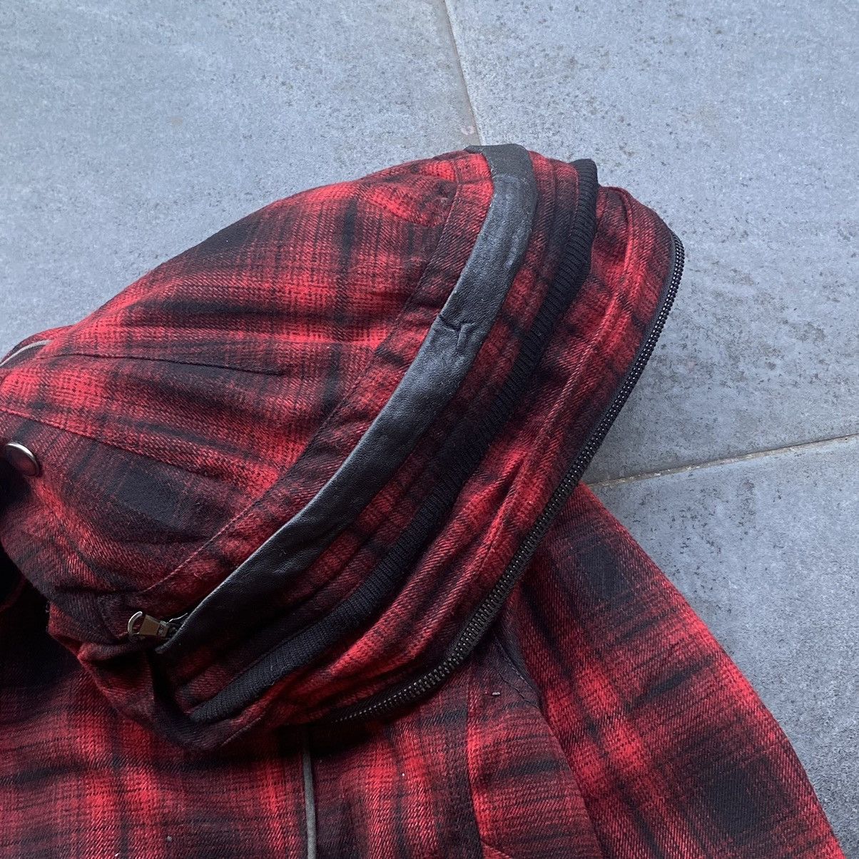 If Six Was Nine × Japanese Brand × Le Grande Bleu (L.G.B.) 90s Luv Maison Jackrose Assymetrical Punk Bondage Jacket Size US S / EU 44-46 / 1 - 7 Thumbnail