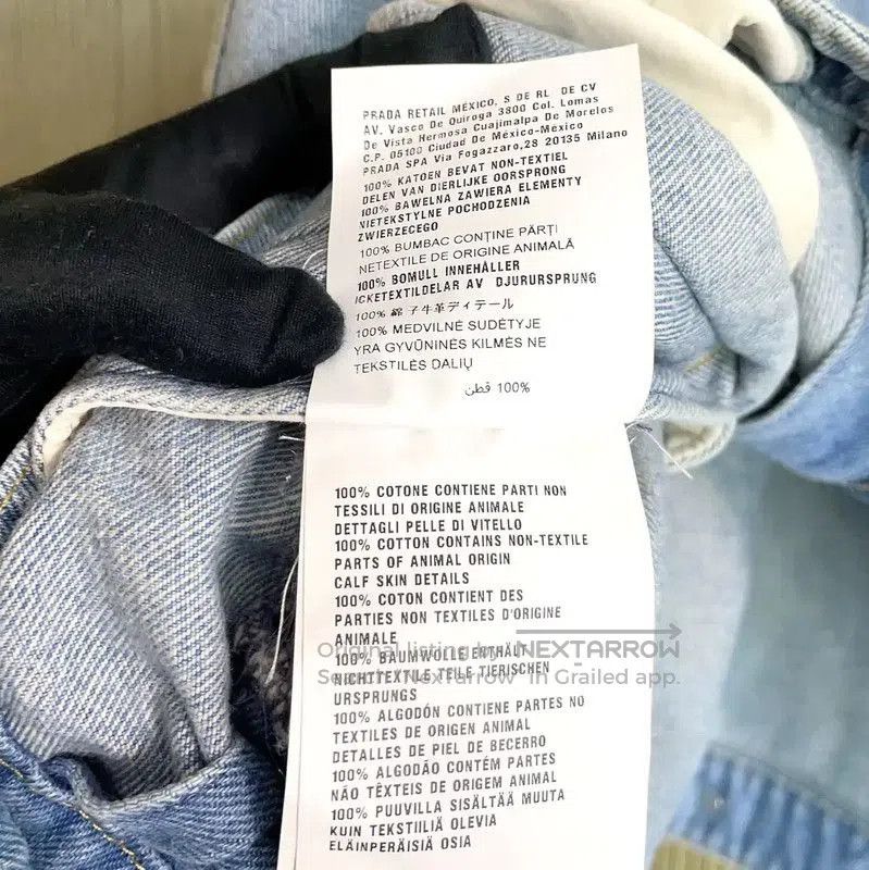 Prada Prada Blue Denim Women’s Cropped Jacket. Size S / US 4 / IT 40 - 9 Thumbnail