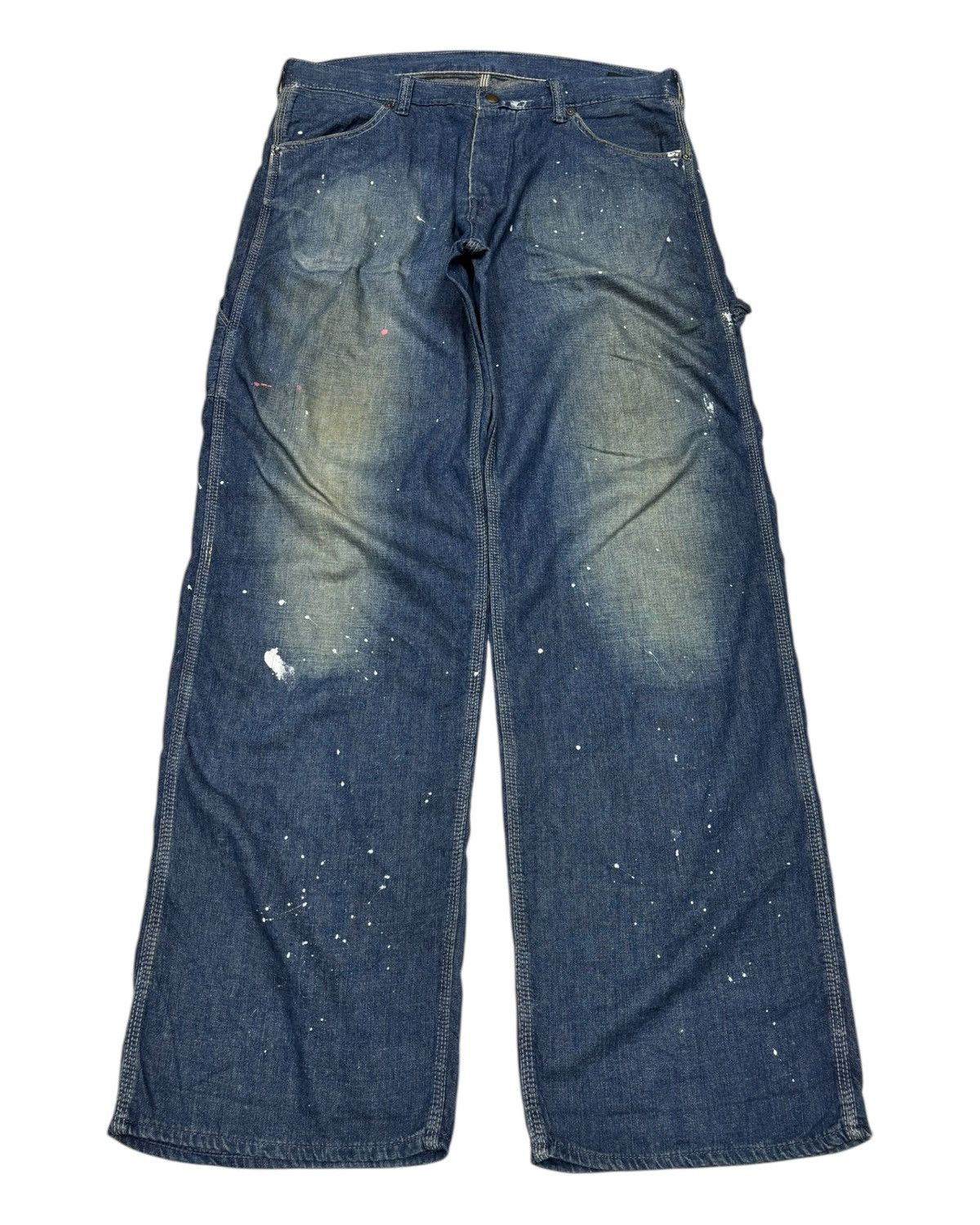 Issey Miyake × URBAN RESEARCH DOORS × Yohji Yamamoto Vintage Urban Research Painter Baggy Jeans Carpenter Pants Size US 35 - 1 Thumbnail