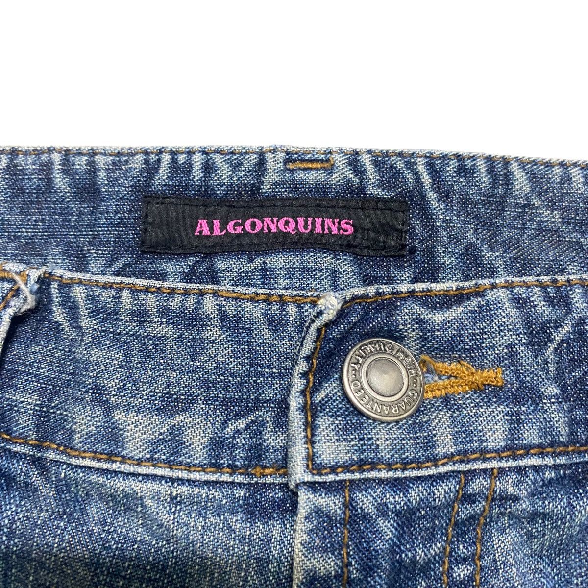 Japanese Brand Super Flare🔥 ALGONQUINS Hypnotic Denim Flare Jeans Size 28" / US 6 / IT 42 - 10 Thumbnail
