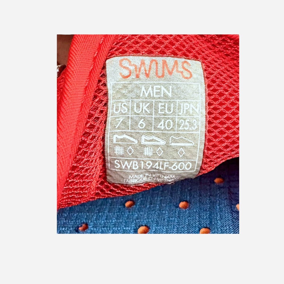 Swims Swims Unisex Wide Fit Riva Red Women’s sz 9 / Men’s Sz 7 Size US 9 / IT 39 - 12 Thumbnail