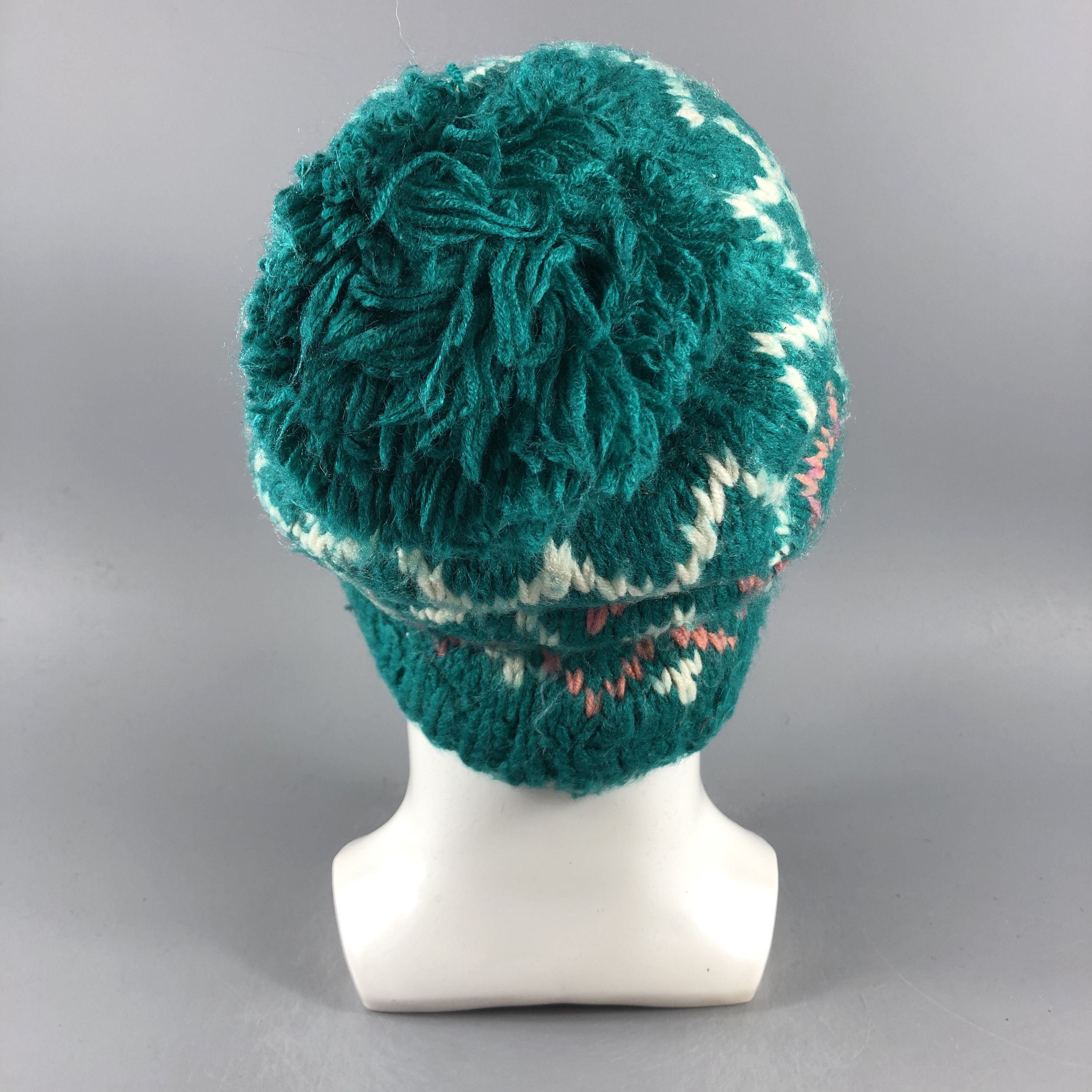Japanese Brand × Other × Vintage Unknown Handmade PomPom Knit Beanie Snow Hat Snow Cap -D273 Size ONE SIZE - 3 Thumbnail